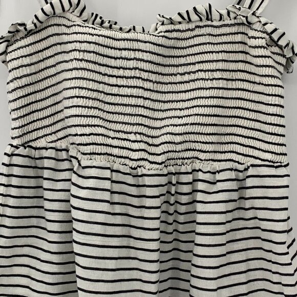 Vero Moda Blue & White Striped Heli Singlet Top S - Picture 5 of 7